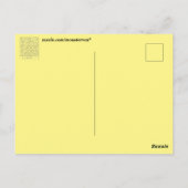 Carte postale de la langue des signes alphabétique (Dos)