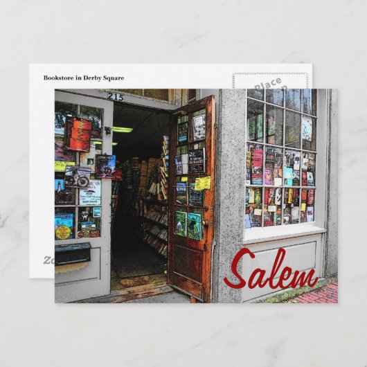 Carte postale de la librairie Salem (Devant / Derrière)