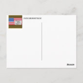 Carte postale de la libre Amérique (Dos)