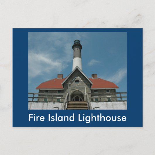 Carte postale de la Light House de Fire Island (Devant)
