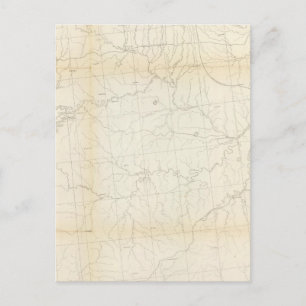 Carte Postale De la limite W du Missouri à l'embouchure du ruiss