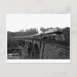 Carte postale de la locomotive à vapeur vintage St