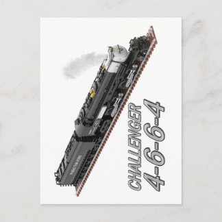 Carte postale de la locomotive Challenger 4-6-6-4
