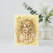 Carte postale de la lune d'été (Debout devant)