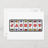 Carte postale de la machine à sous Jackpot (léger) (Devant / Derrière)