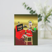 CARTE POSTALE DE LA MACHINE SANS FIL (Debout devant)