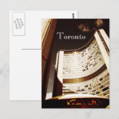 Carte postale de la mairie de Toronto (Devant / Derrière)