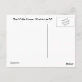 Carte postale de la Maison Blanche (Dos)