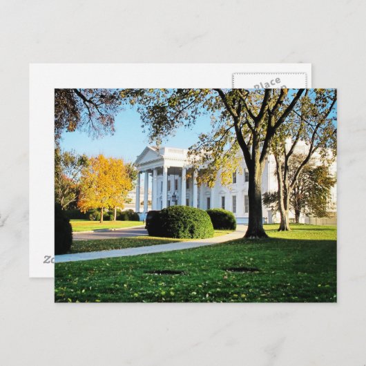Carte postale de la Maison Blanche - Washington, D (Devant / Derrière)