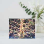 Carte postale de la maison dans l'arbre de Noël (Debout devant)