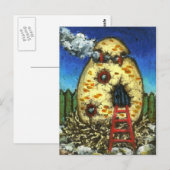 Carte postale de la maison de fée Eggshell (Devant / Derrière)