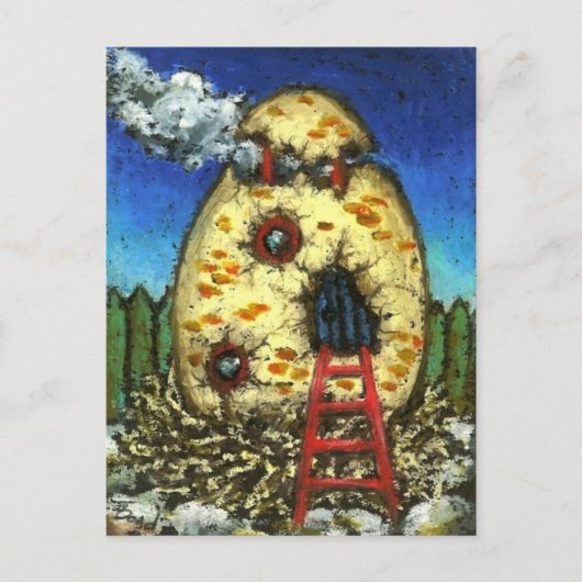 Carte postale de la maison de fée Eggshell (Devant)