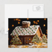 Carte postale de la maison de pain d'épices (Devant / Derrière)