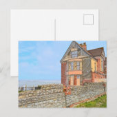 Carte postale de la Maison décrépite (Devant / Derrière)