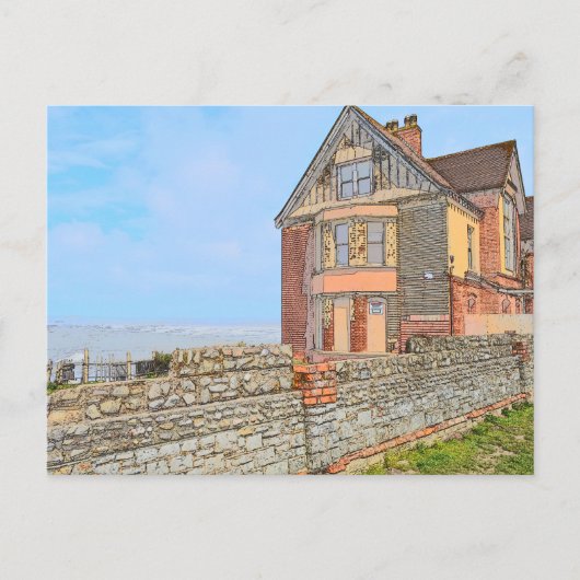 Carte postale de la Maison décrépite (Devant)