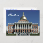 Carte postale de la maison d'état historique de Bo (Devant / Derrière)