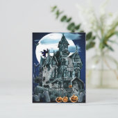 Carte postale de la maison hantée (Debout devant)