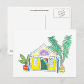 Carte postale de la maison jaune (Devant / Derrière)
