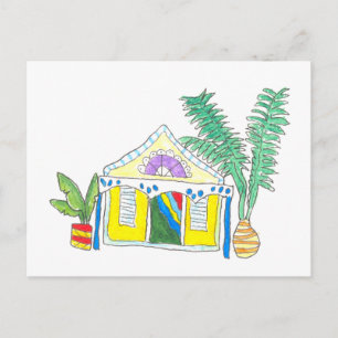 Carte postale de la maison jaune