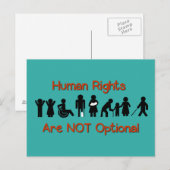 Carte postale de la manifestation pour personnes h (Devant / Derrière)