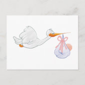 Carte postale de la marchandise de cigogne (Devant)