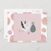 Carte postale de la marchandise de cigogne (Devant / Derrière)