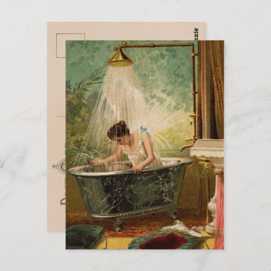 Carte postale de la mariée (Devant / Derrière)