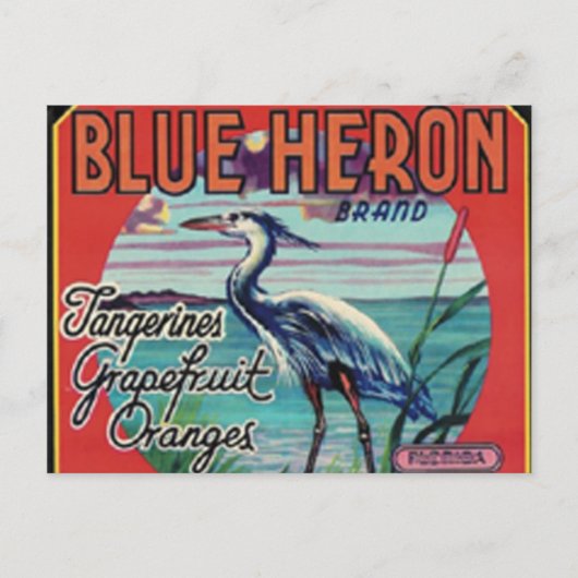 carte postale de la marque blue heron (Devant)