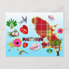Carte postale de la Martinique Briefkaart