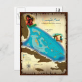 Carte postale de la mer de Lucayan (Devant / Derrière)