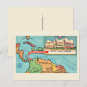 Carte postale de la mer des Caraïbes (Devant / Derrière)