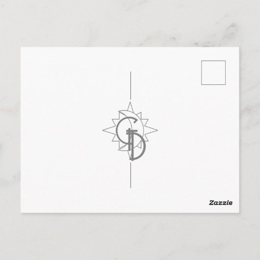 Carte postale de la mission Mars (Dos)