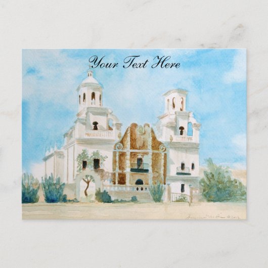 Carte postale de la Mission San Xavier del Bac (Devant)