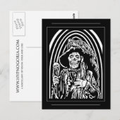Carte postale de la mort rouge (Devant / Derrière)