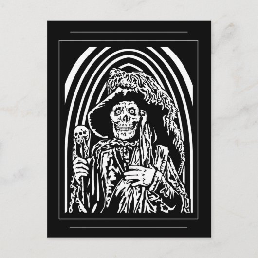 Carte postale de la mort rouge (Devant)
