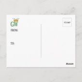 Carte postale de la mythologie grecque : Hippocamp (Dos)