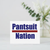 Carte postale de la nation Pantsuit (Debout devant)