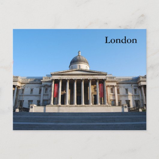 Carte postale de la National Gallery, Londres (Devant)