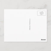 Carte postale de la nébuleuse d'Orion (Dos)