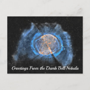 Carte postale de la nébuleuse Dumb Bell