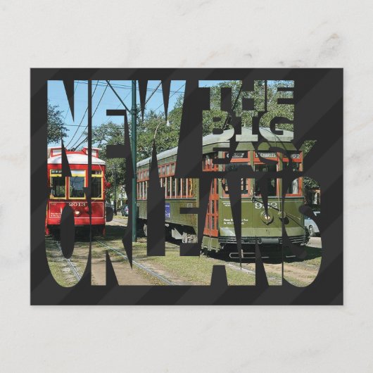 Carte postale de la Nouvelle-Orléans, Louisiane (Devant)