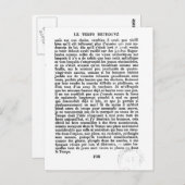 Carte postale de la page finale (Devant / Derrière)