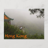 Carte postale de la pagode de Hong Kong (Devant)