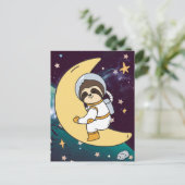 Carte postale de la paresseuse de l'espace (Debout devant)