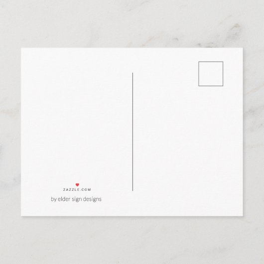 Carte postale de la partie de lecture de lune (Dos)