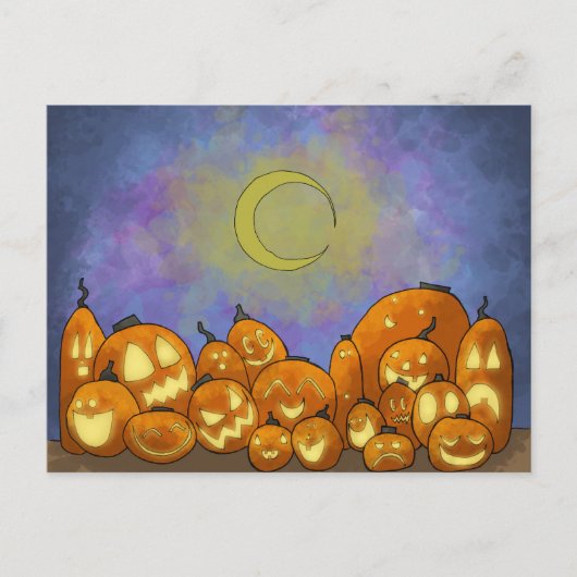 Carte postale de la partie de lecture de lune (Devant)