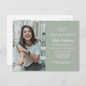 Carte postale de la partie du tronc du collège (Devant / Derrière)