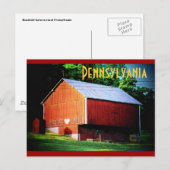 Carte postale de la Pennsylvanie (Devant / Derrière)