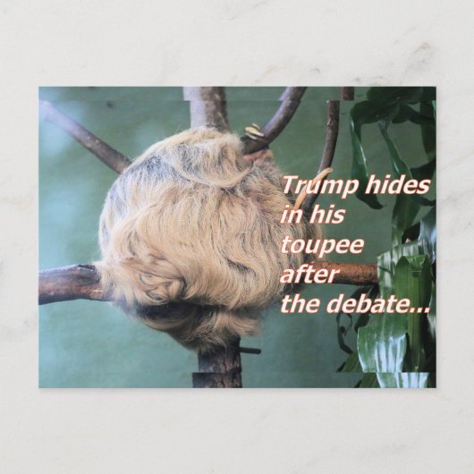 Carte postale de la perte étrange de Trump (Devant)