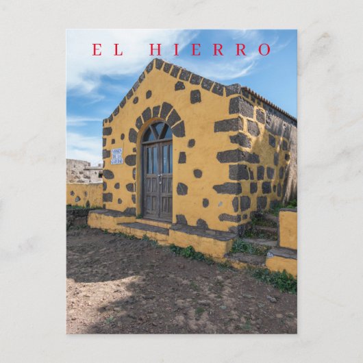 Carte postale de la petite église d'El Hierro (Devant)